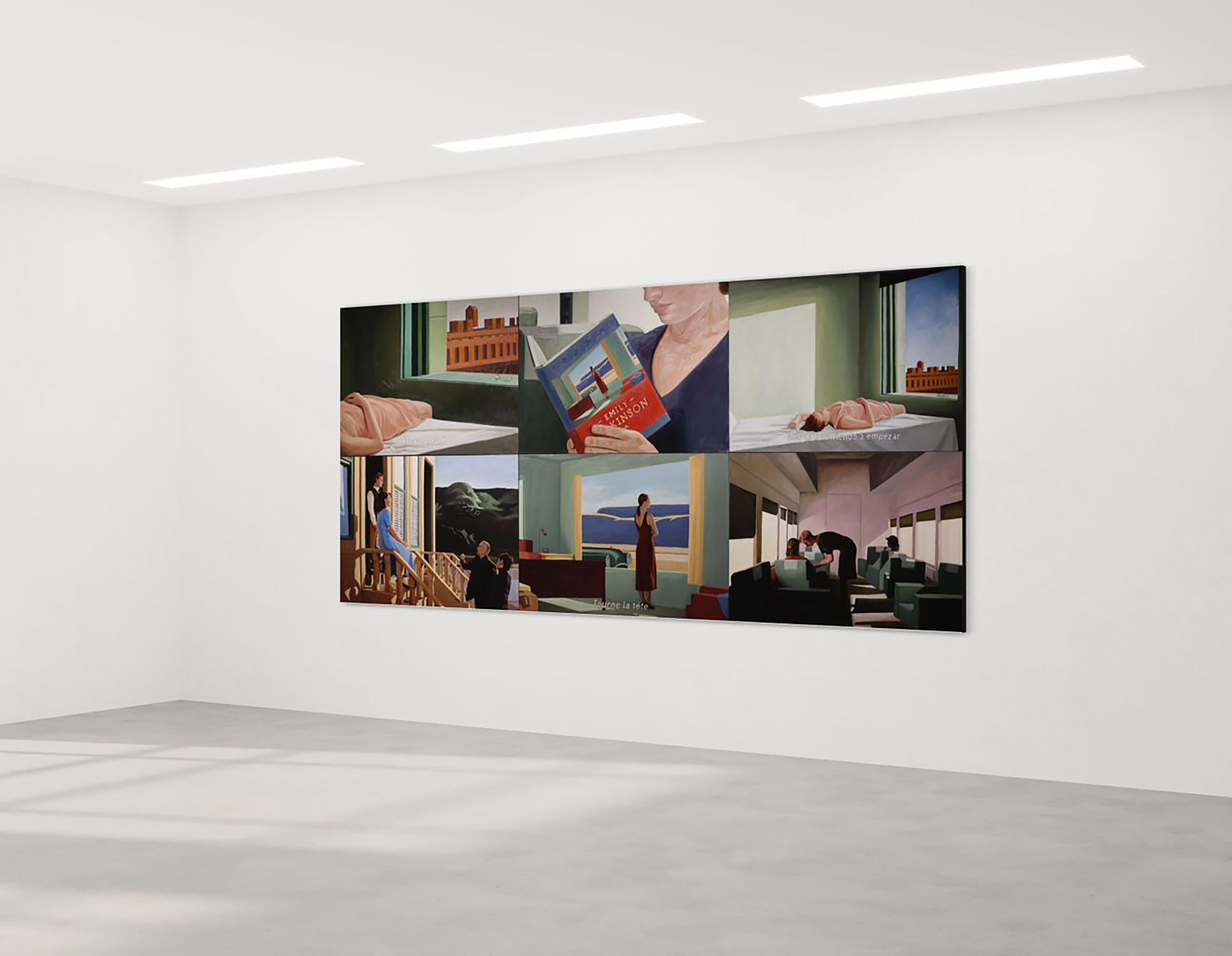Composition for Film. Six Paintings From The Light Series For Sale 6