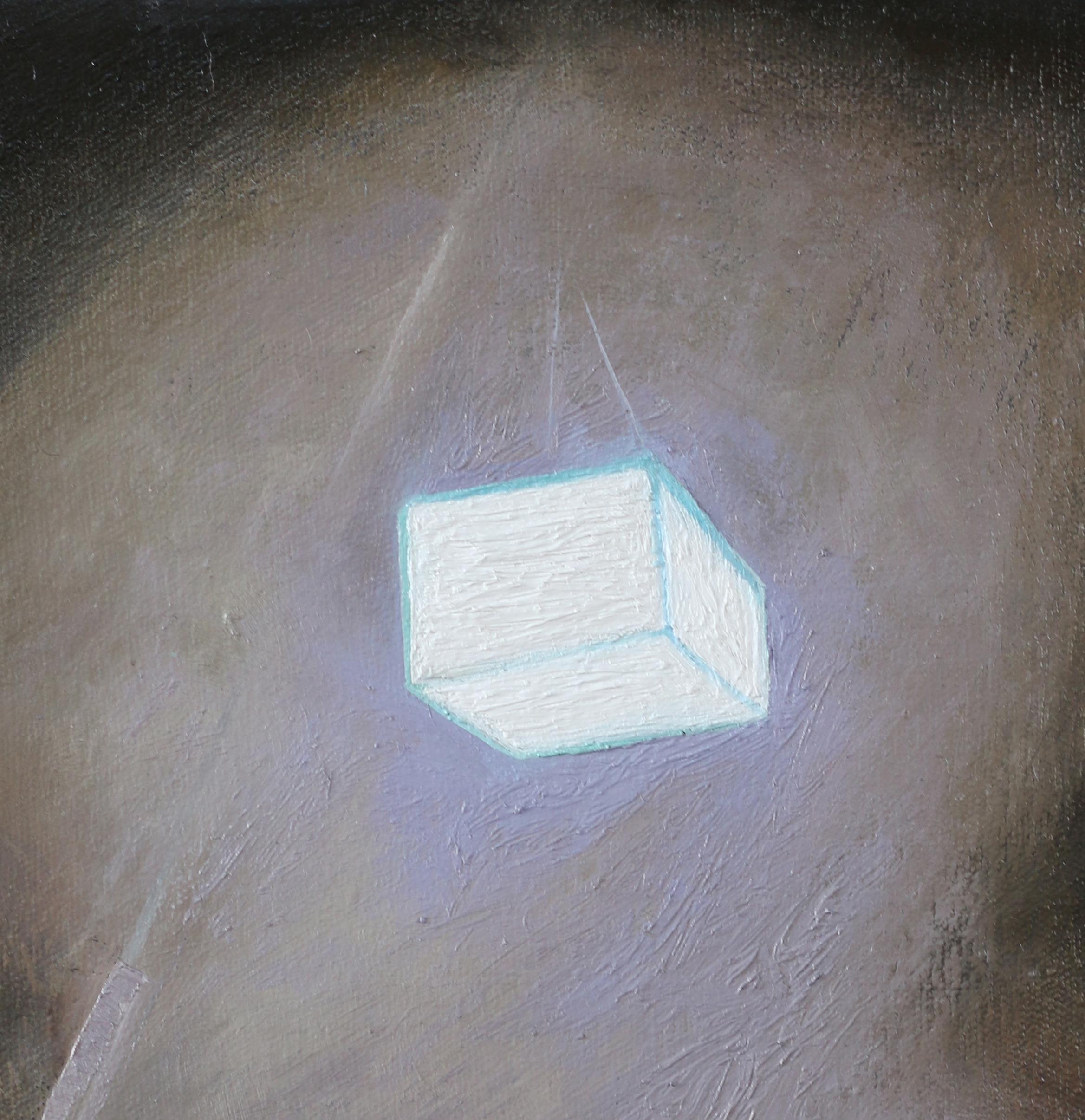 Díptico,  de la serie Las películas.  Pintura abstracta - Landscape Painting Negro de Jose Ricardo Contreras Gonzalez