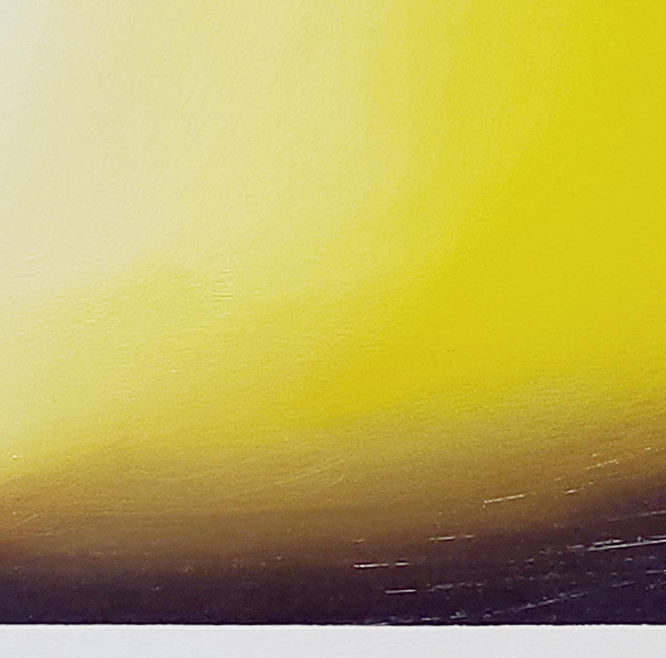 Herramienta en Amarillo. From The Composition with Tools series - Abstract Painting by Jose Ricardo Contreras Gonzalez