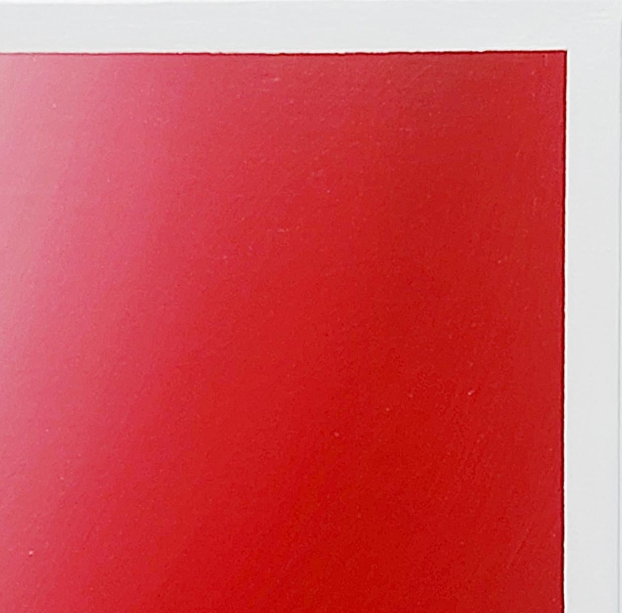 Herramienta en Rojo. From The Composition with Tools series - Painting by Jose Ricardo Contreras Gonzalez