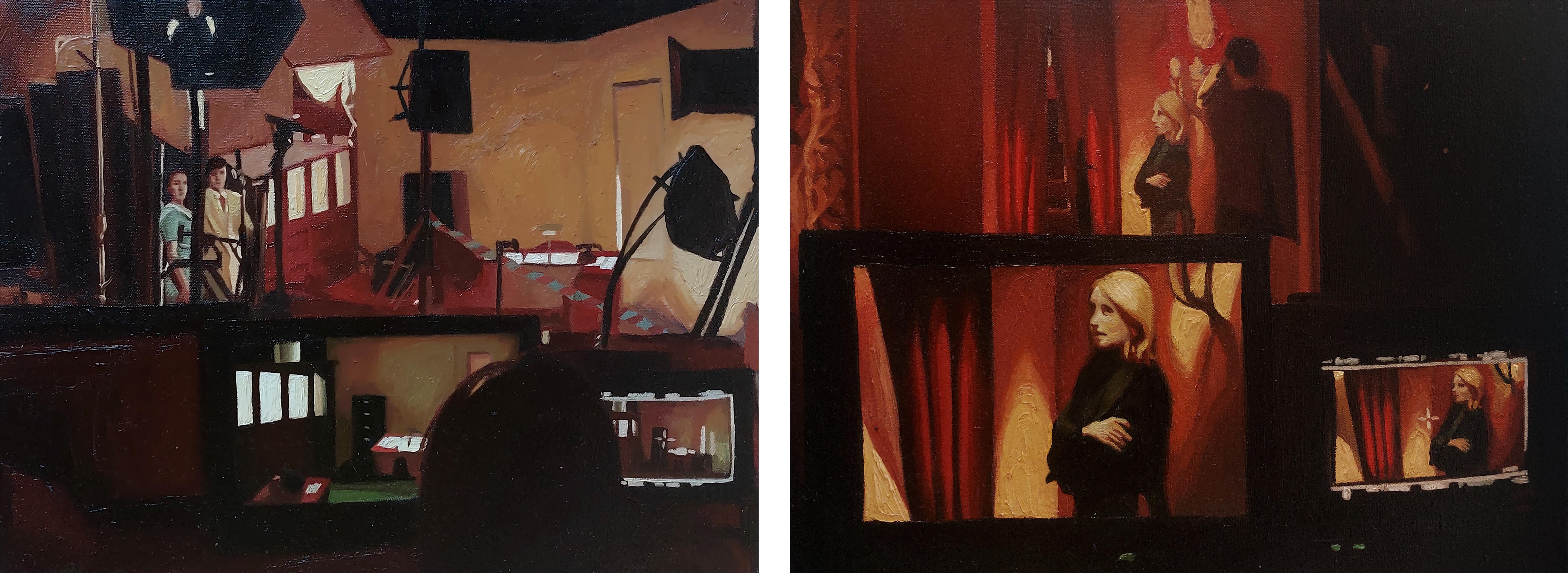 Jose Ricardo Contreras Gonzalez Still-Life Painting - The Light 9 and 13. From the series La luz