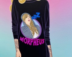 pop art Disney street art contemporary hand painted Morpheus tribute