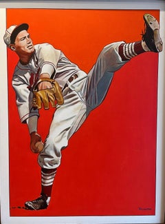 Baseball Player Portrait titled "Golden Age"