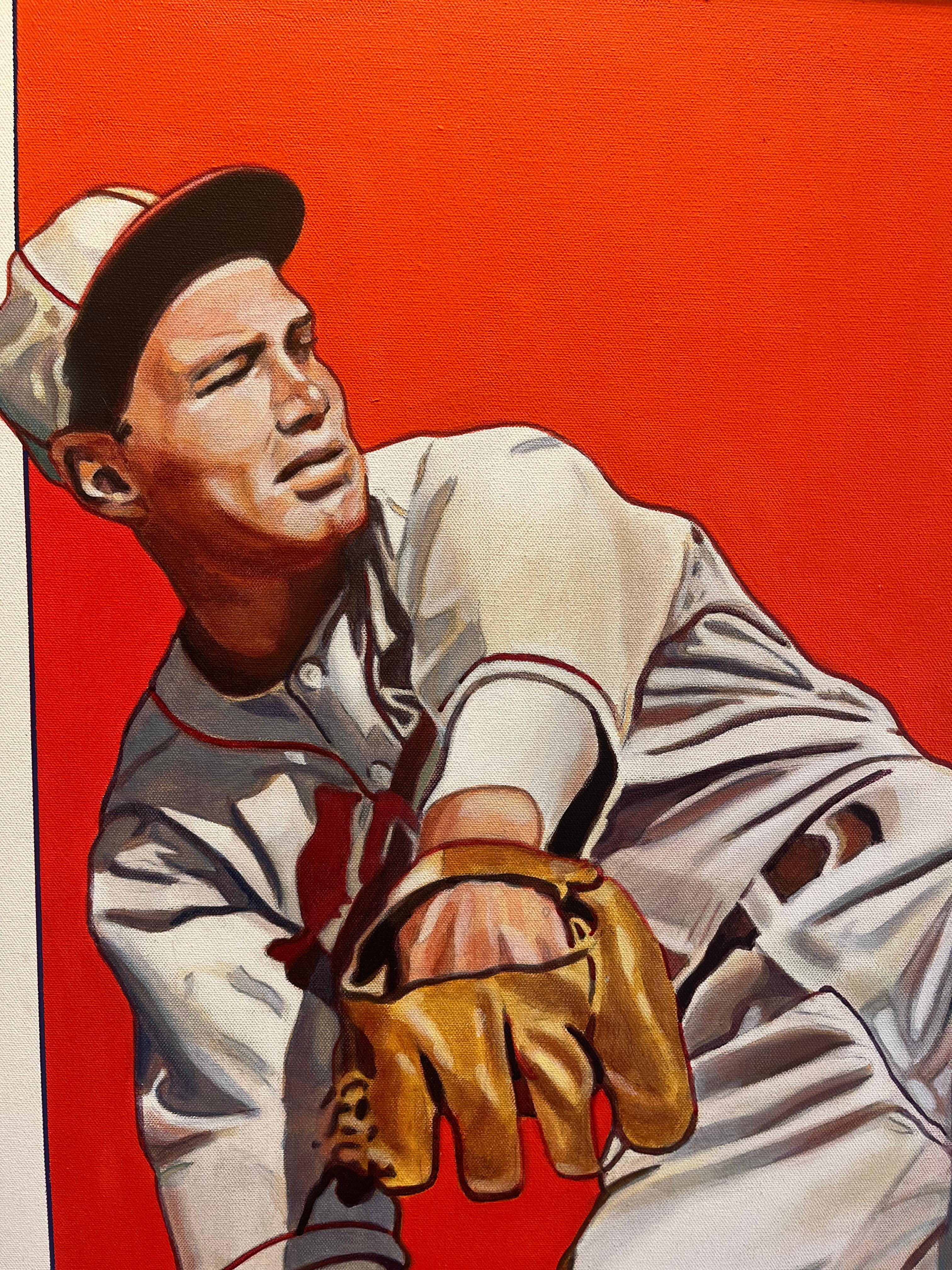 Ritratto di giocatore di baseball intitolato 