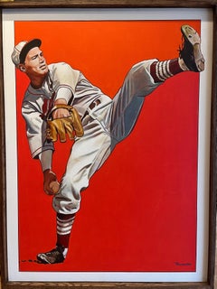 Baseball Player Portrait titled "Golden Age"