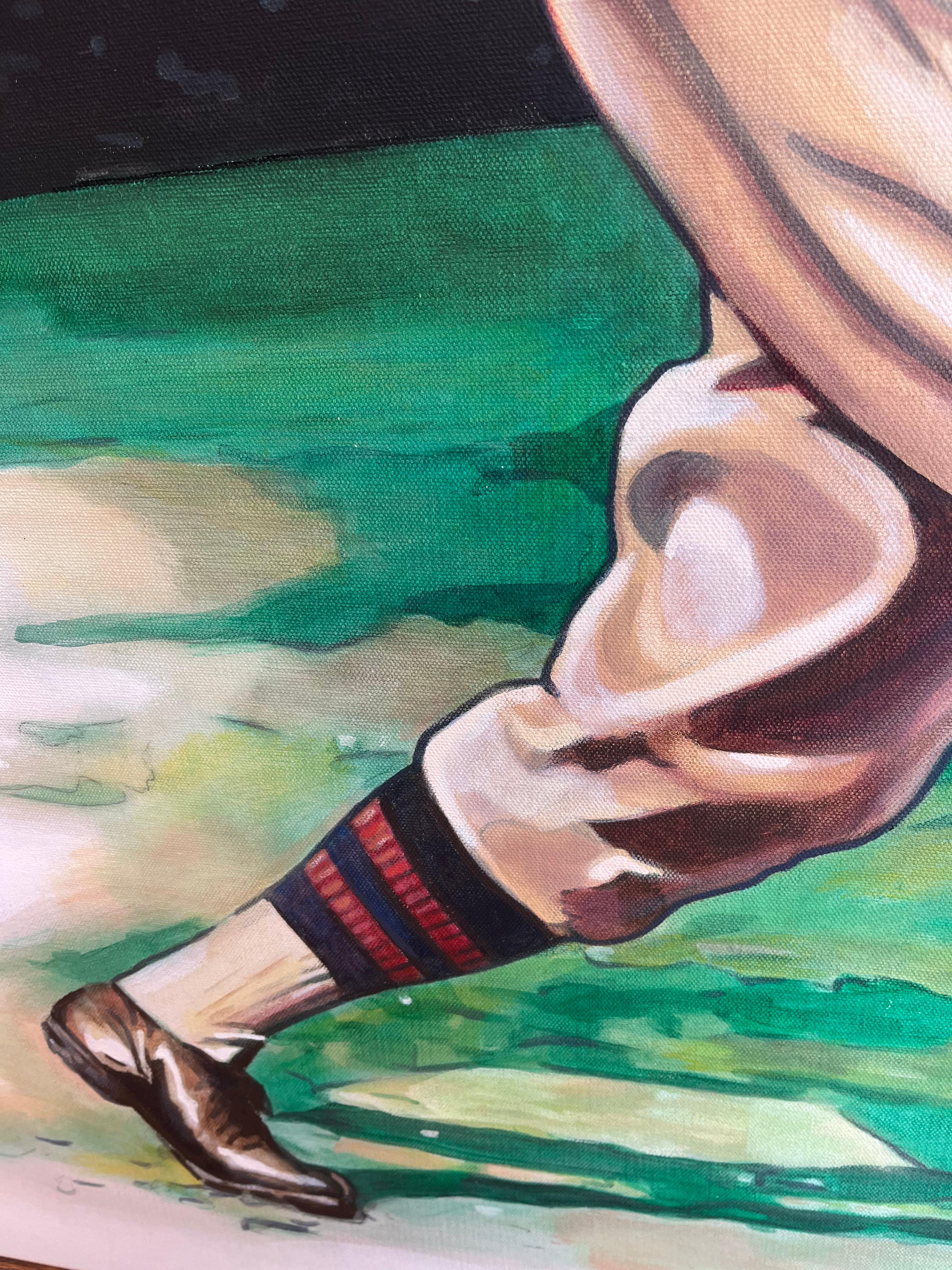 Golden Age Baseball Player Portrait For Sale 3