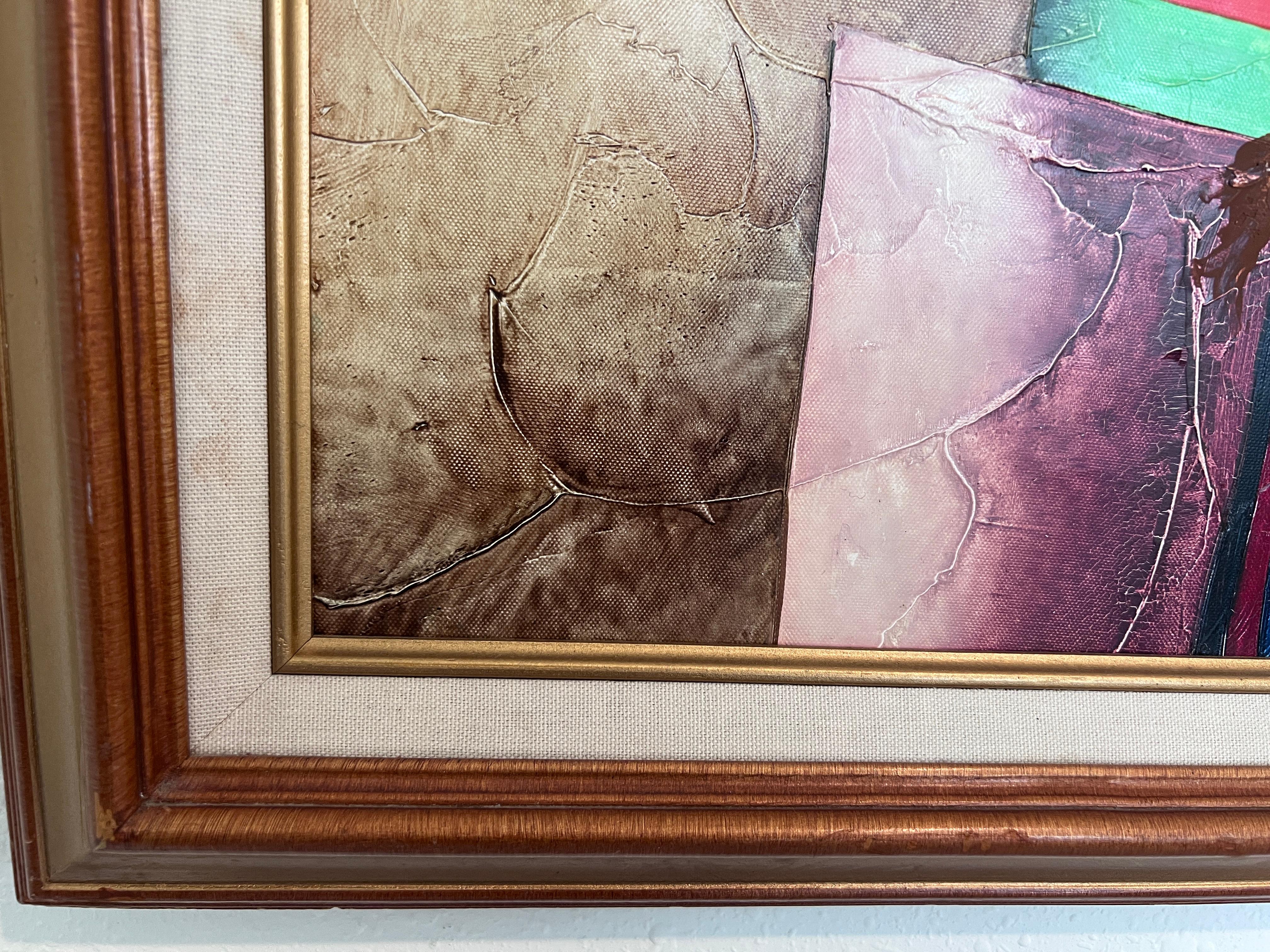 Joyce Roybal Original Painting on Canvas  Musicians  Signed & Framed Artwork For Sale 1