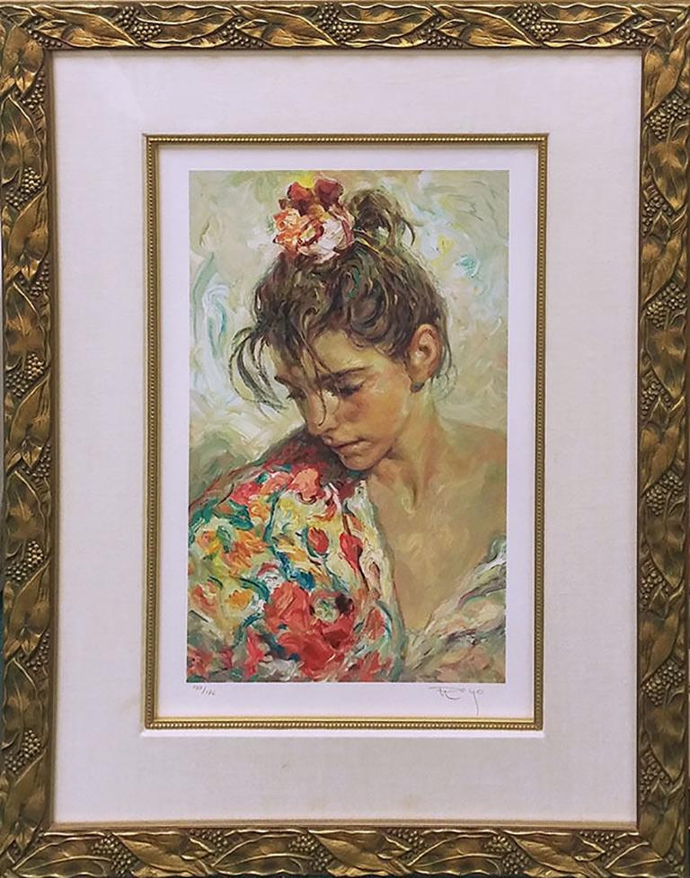 José Royo Figurative Print - EL MANTON