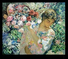 JOVEN CON CESTO DE FLORES (JESTO DE FLORES)