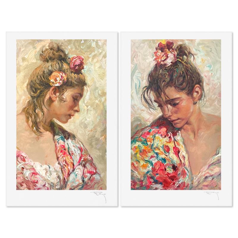 "Shall (Suite)" is a 2-piece limited edition printer's proof on paper by Royo. This item consists of the titles, "El Clavales" and "El Matron". Each piece his hand signed by the artist and has matching numbers. Includes Letter of Authenticity. Each