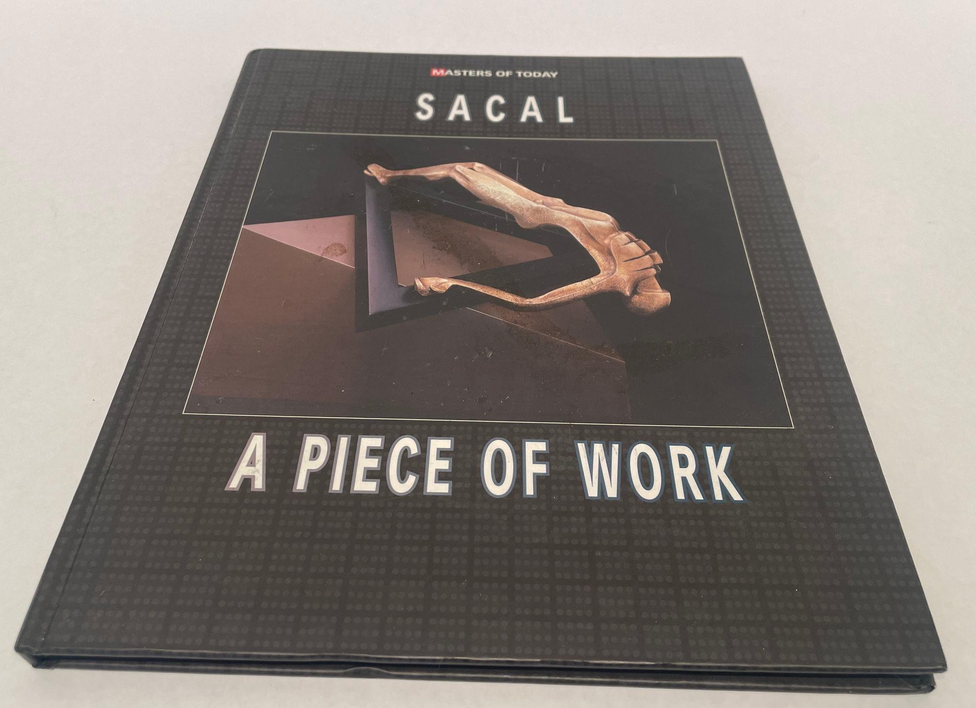 Jose Sacal: A Piece of Work Hardcover – January 15, 2003.1st English Edition by Jose Sacal and Petru Russu.
Sixty-four numbered pages, most of which contain full-page, color illustrations of Sacal's sculptures. A brief bio of the artist and
