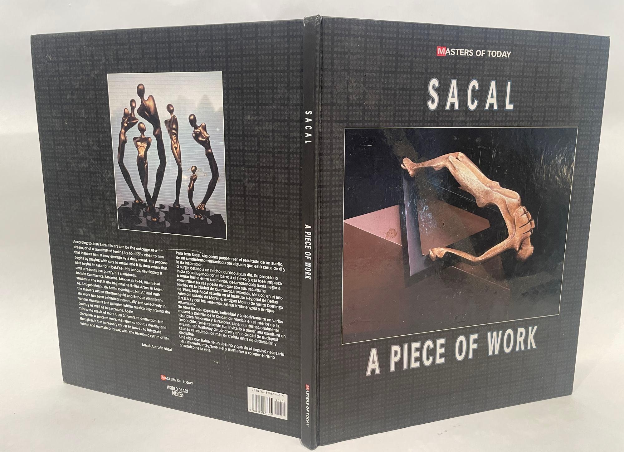 Jose Sacal A Piece of Work Hardcover 1st Edition 2003 In Good Condition For Sale In North Hollywood, CA