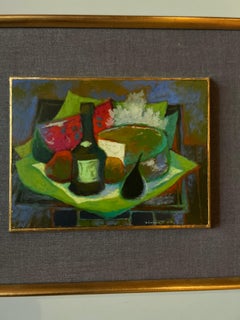 José Sámano Torres (Mexican, B. 1942) Modernist Abstract Still Life C. 1960
