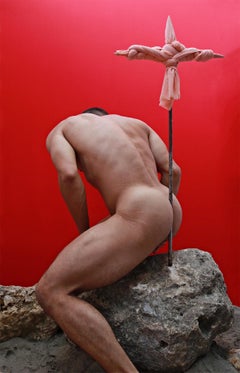 Selbstporträt #9 aus der Serie „La Piedra Sustituta II“. Limitierte Auflage Farbfoto