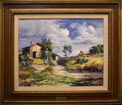 Vintage "FARM ROAD" SPAIN. DATED 1967  MASTER OF THE PALETTE KNIFE.