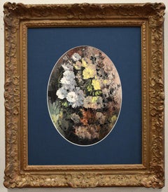 "FIORI" #801 OLIO SU PANNELLO APPLICATO CON SPATOLA. DATA 1969