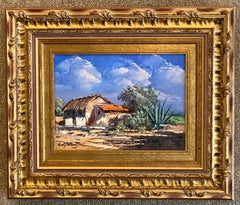 ""MEXICAN SHACK"" PREMIER PALETTE-Messerkunstkünstler JOSE VIVES-ATSARA