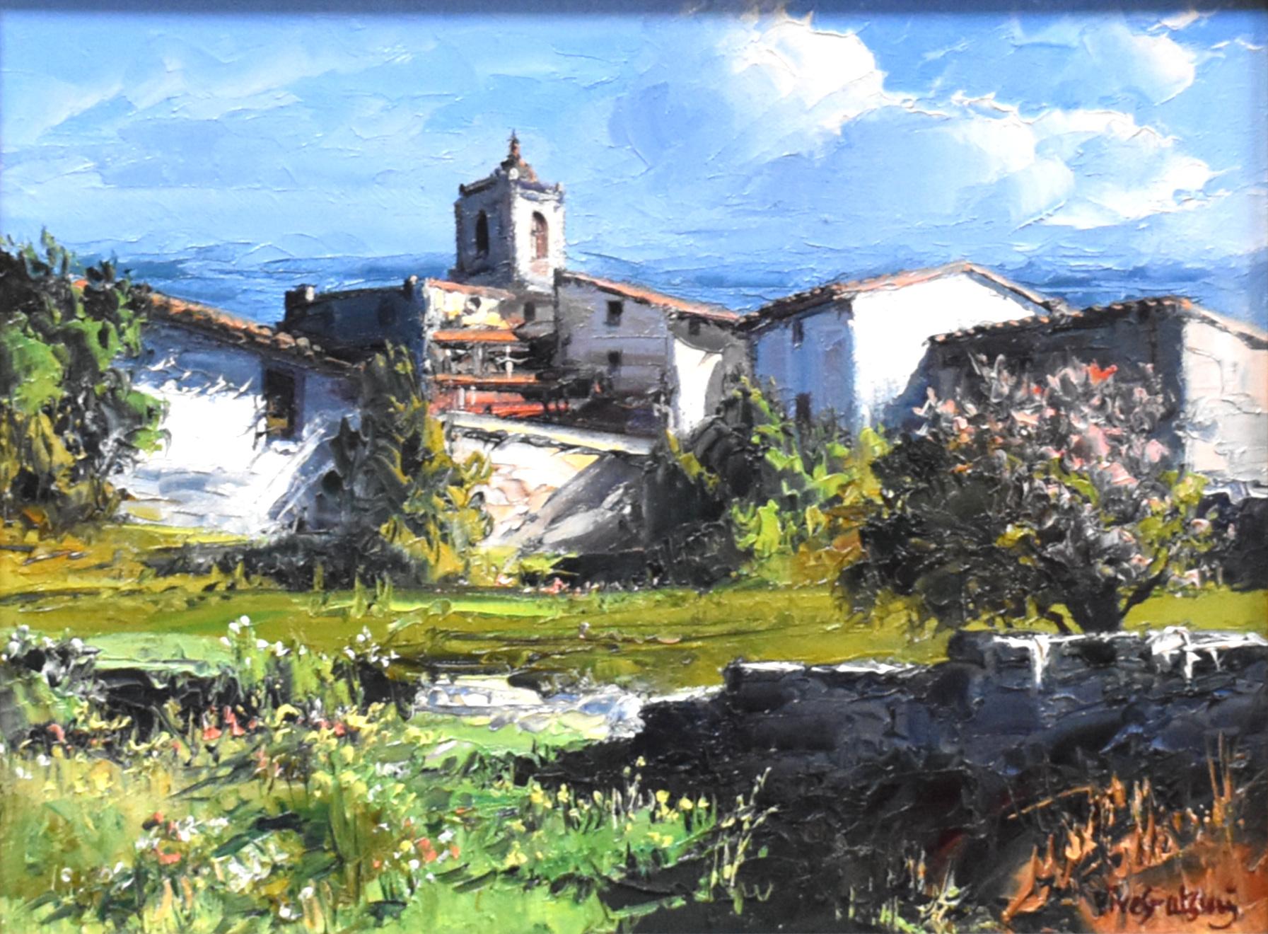 Jose Vives-Atsara
(1919-2004)
Artista di San Antonio
Dimensioni immagine: 9 x 12
Dimensioni della cornice: 20 x 23
Mezzo: Olio applicato con la spatola su tela
Datato 1982
