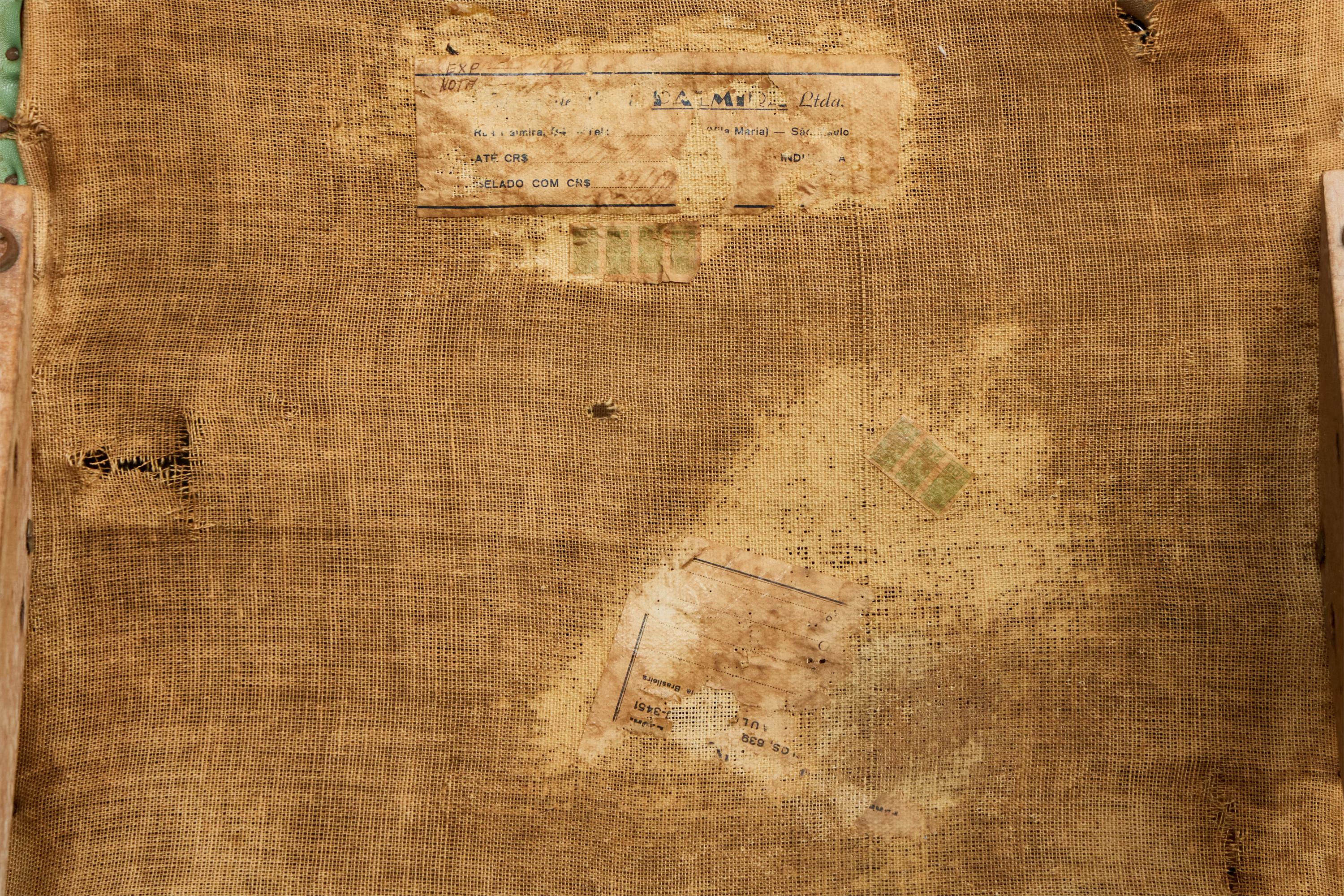 José Zanine Caldas, Poltrona, Wood, Vinile, Brasile, anni '50 in vendita 5