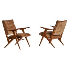 José Zanine Caldas, Poltrone, Mohair, Pau Marfim, Brasile, anni '50