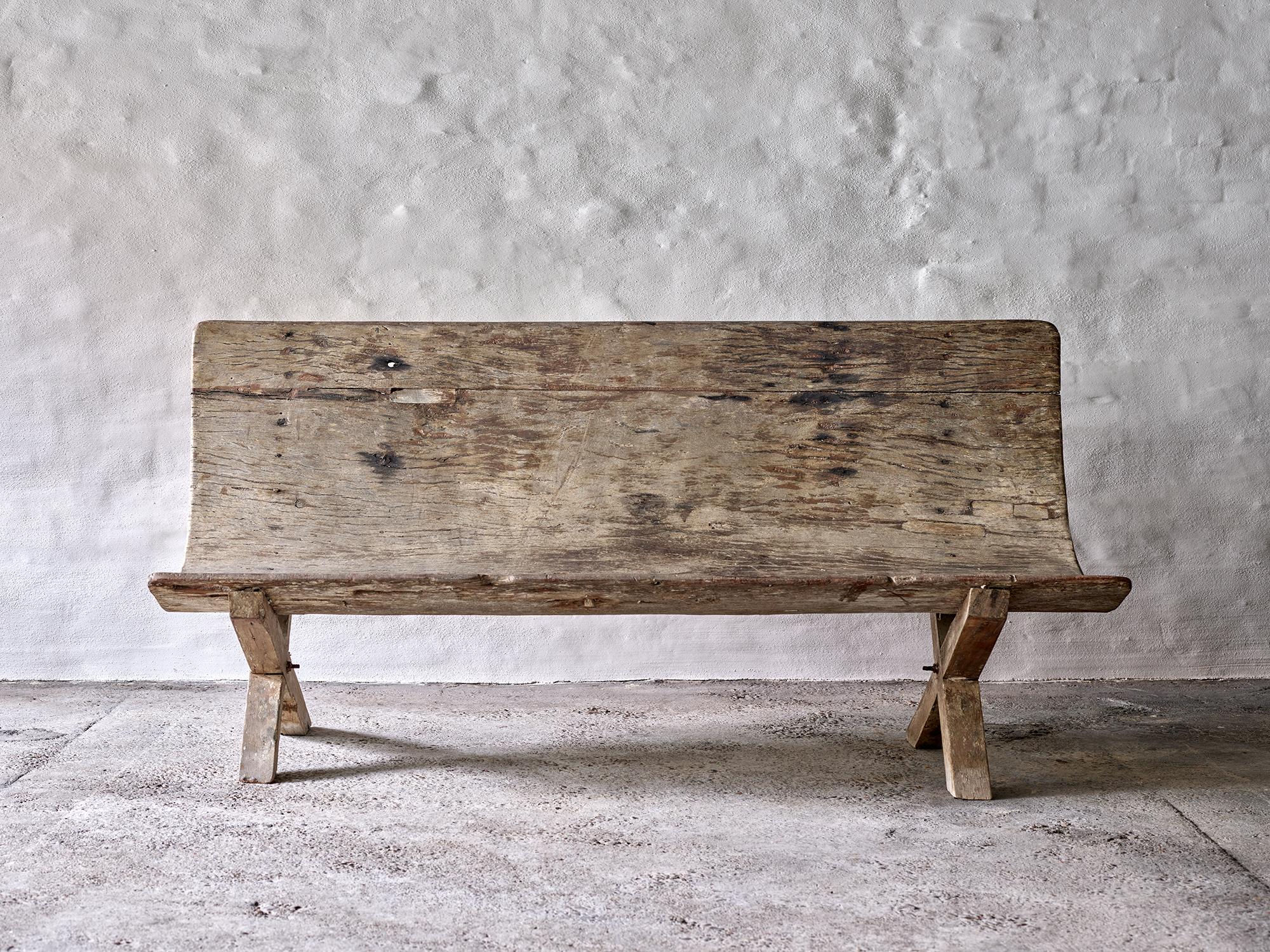 Brazilian José Zanine Caldas Bench For Sale