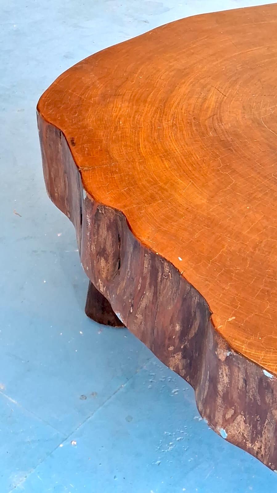 Hand-Crafted José Zanine Caldas. Coffee table (unique piece), c. 1970 For Sale