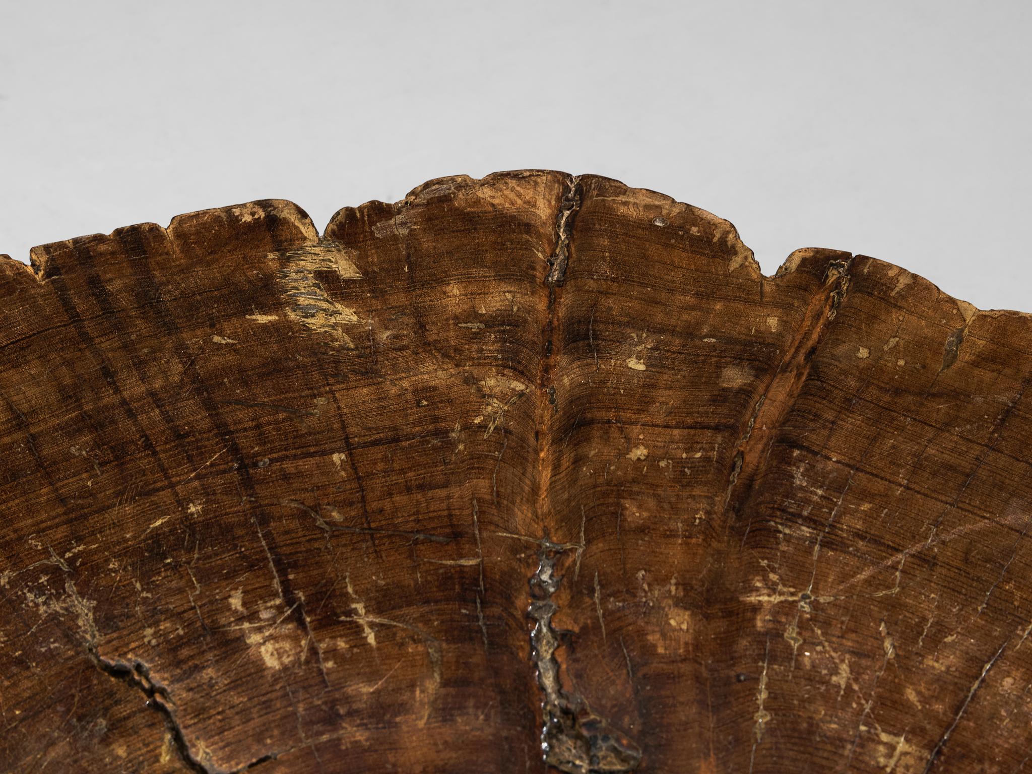 José Zanine Caldas Table basse sculptée à la main en bois dur brésilien en vente 5