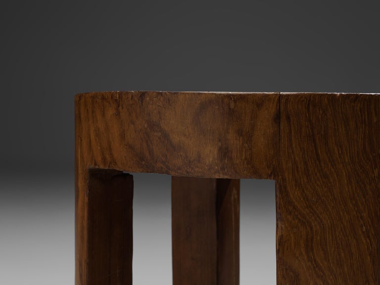 Mid-Century Modern José Zanine Caldas Hand Carved Side Table