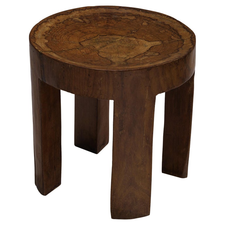 José Zanine Caldas Hand-Carved Side Table, 1970, Offered by MORENTZ