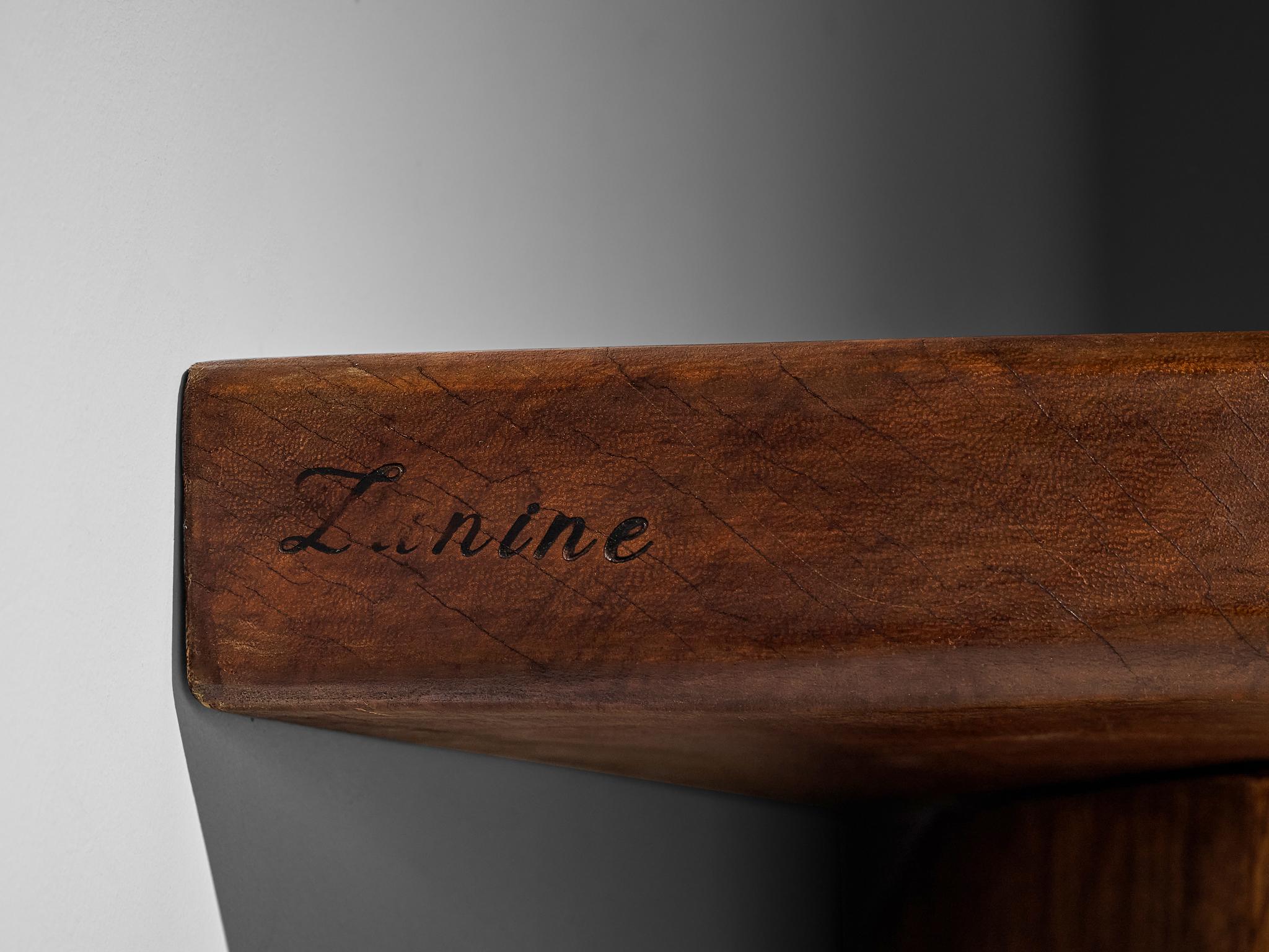 José Zanine Caldas Large Hand-Carved Console in Brazilian Hardwood For Sale 7