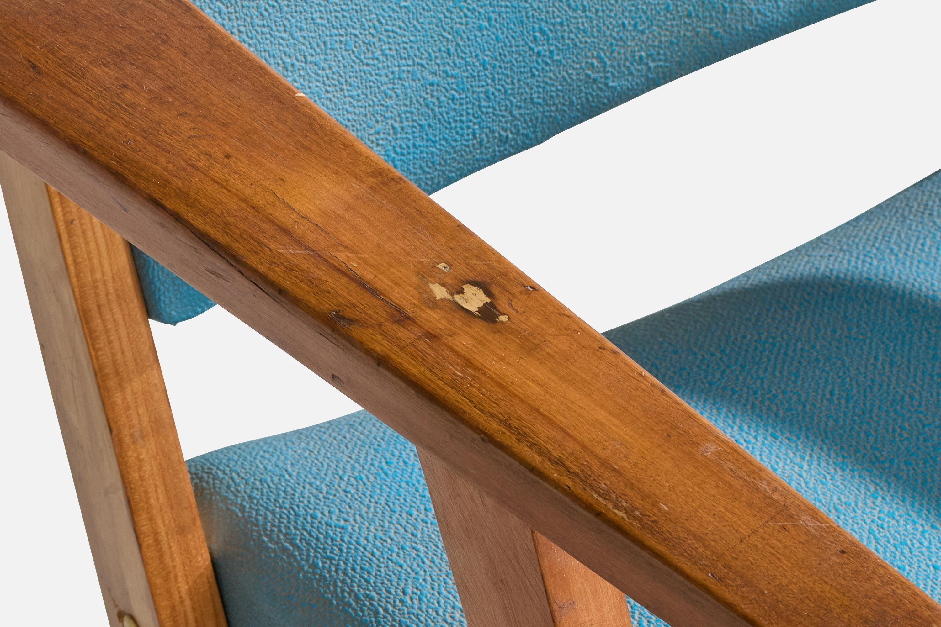 José Zanine Caldas, Lounge Chair, Wood, Leatherette, Brazil, 1950s For Sale 5