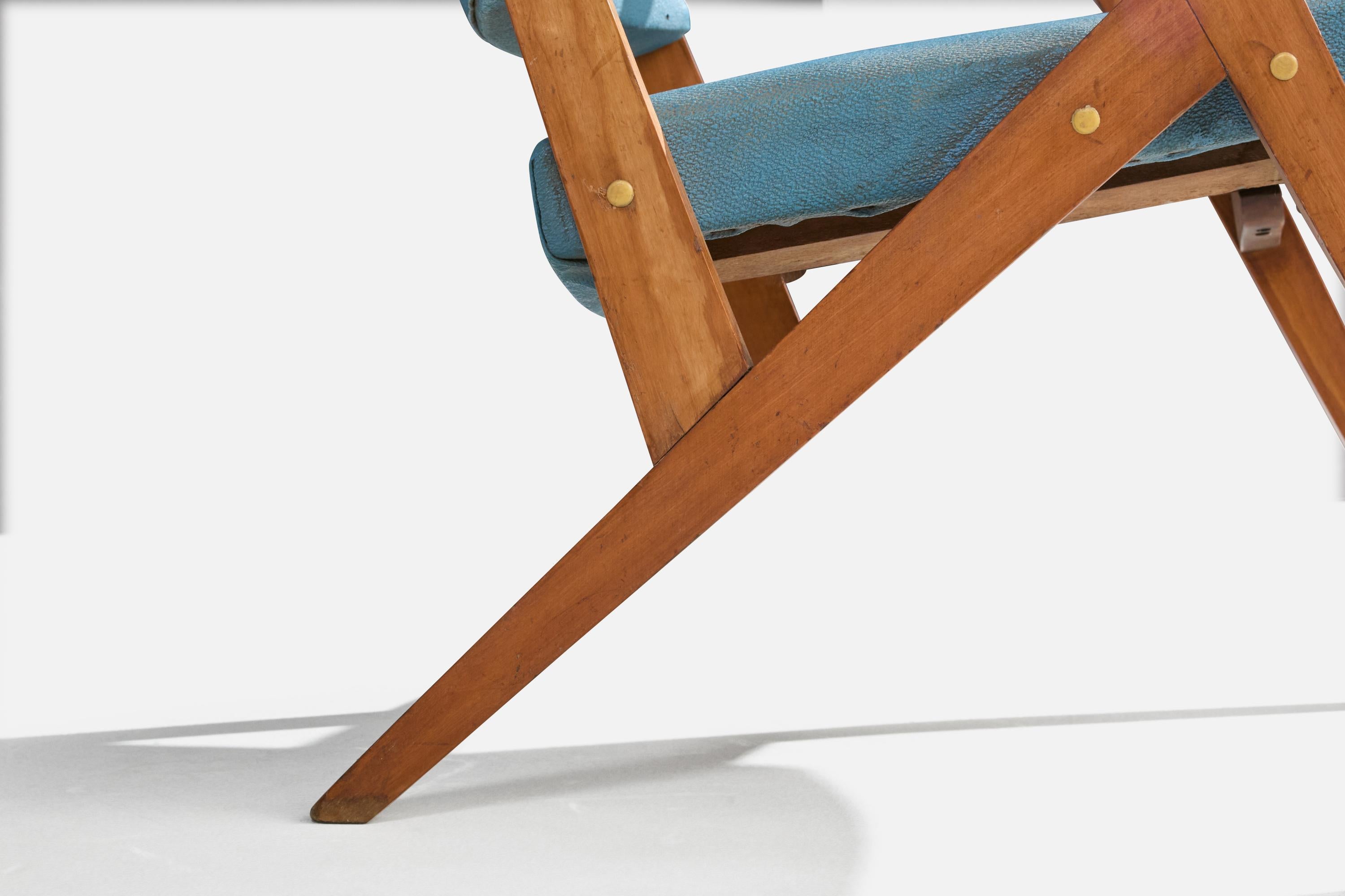 José Zanine Caldas, Lounge Chair, Wood, Leatherette, Brazil, 1950s For Sale 6