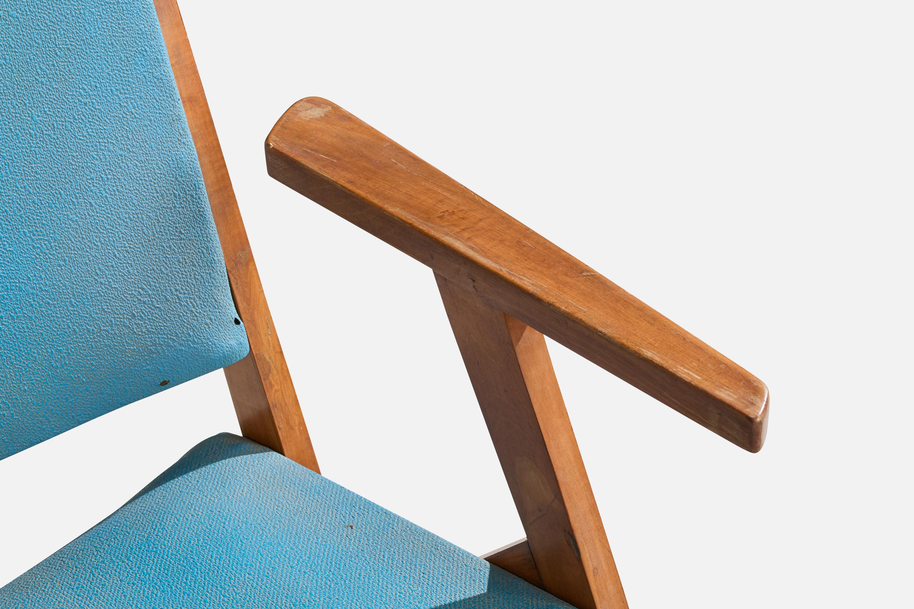 José Zanine Caldas, Lounge Chair, Wood, Leatherette, Brazil, 1950s For Sale 8