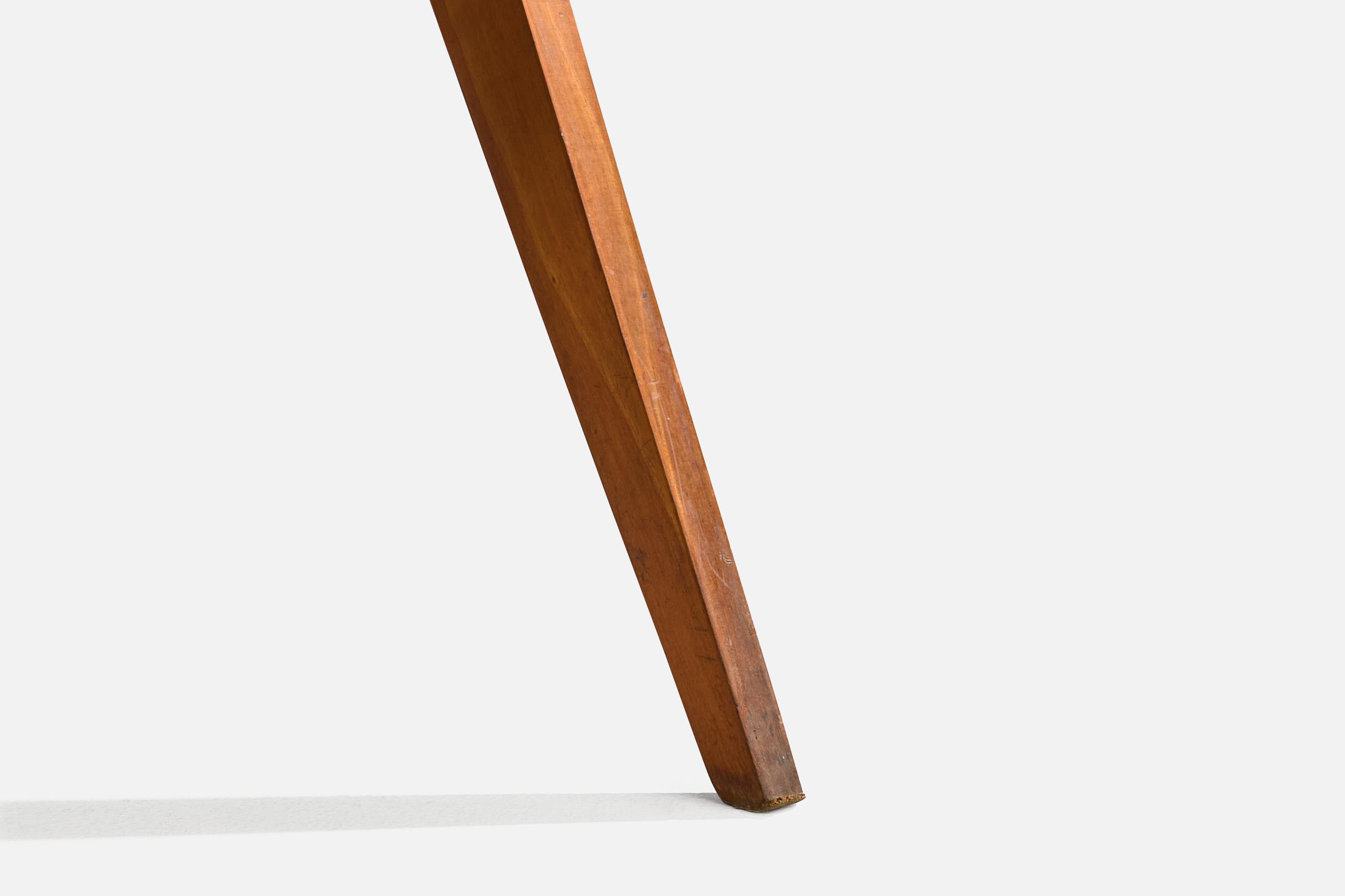 José Zanine Caldas, Lounge Chair, Wood, Leatherette, Brazil, 1950s For Sale 9