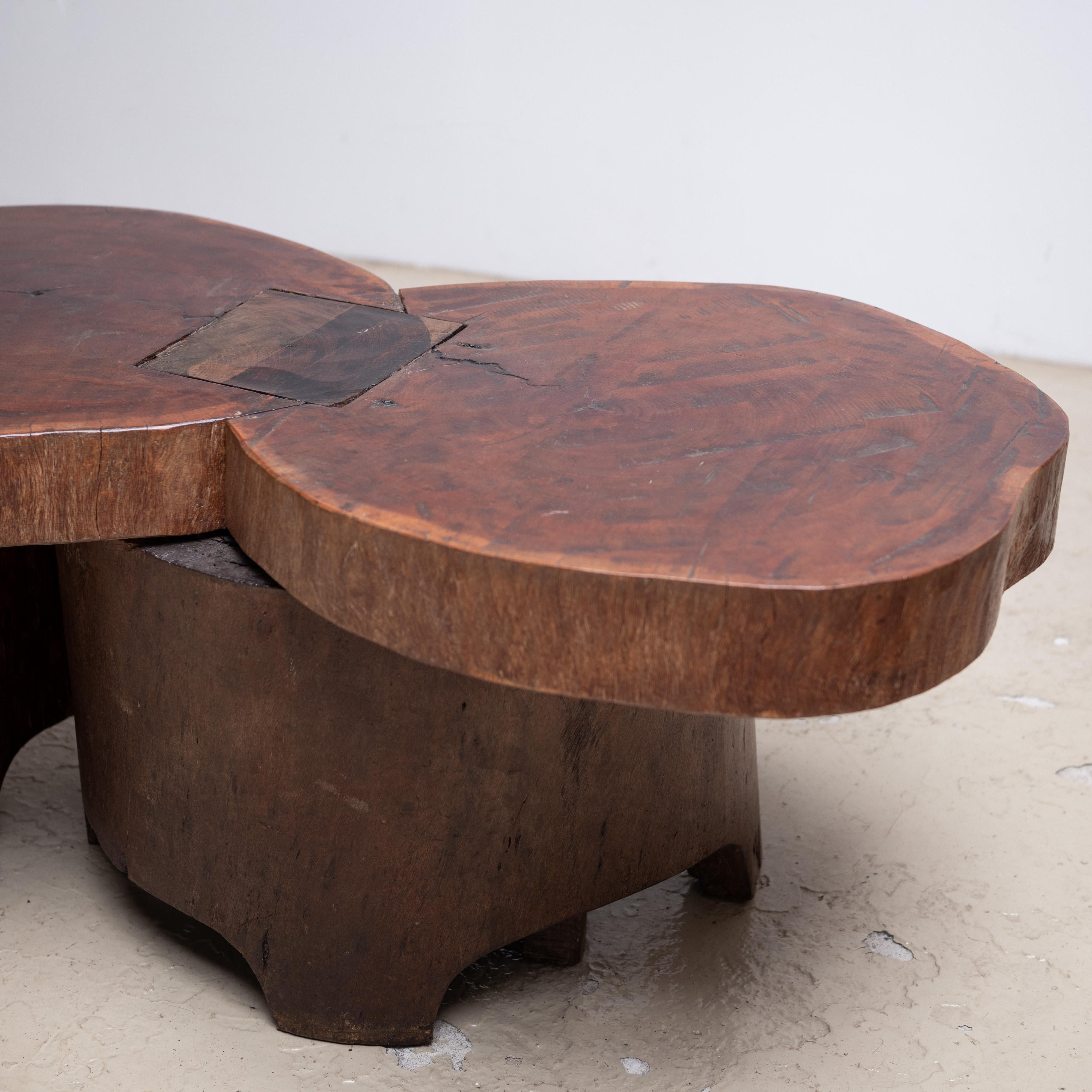 Wood José Zanine Caldas Low Table for Casa Nova Vicosa, Bahia, 1970s For Sale