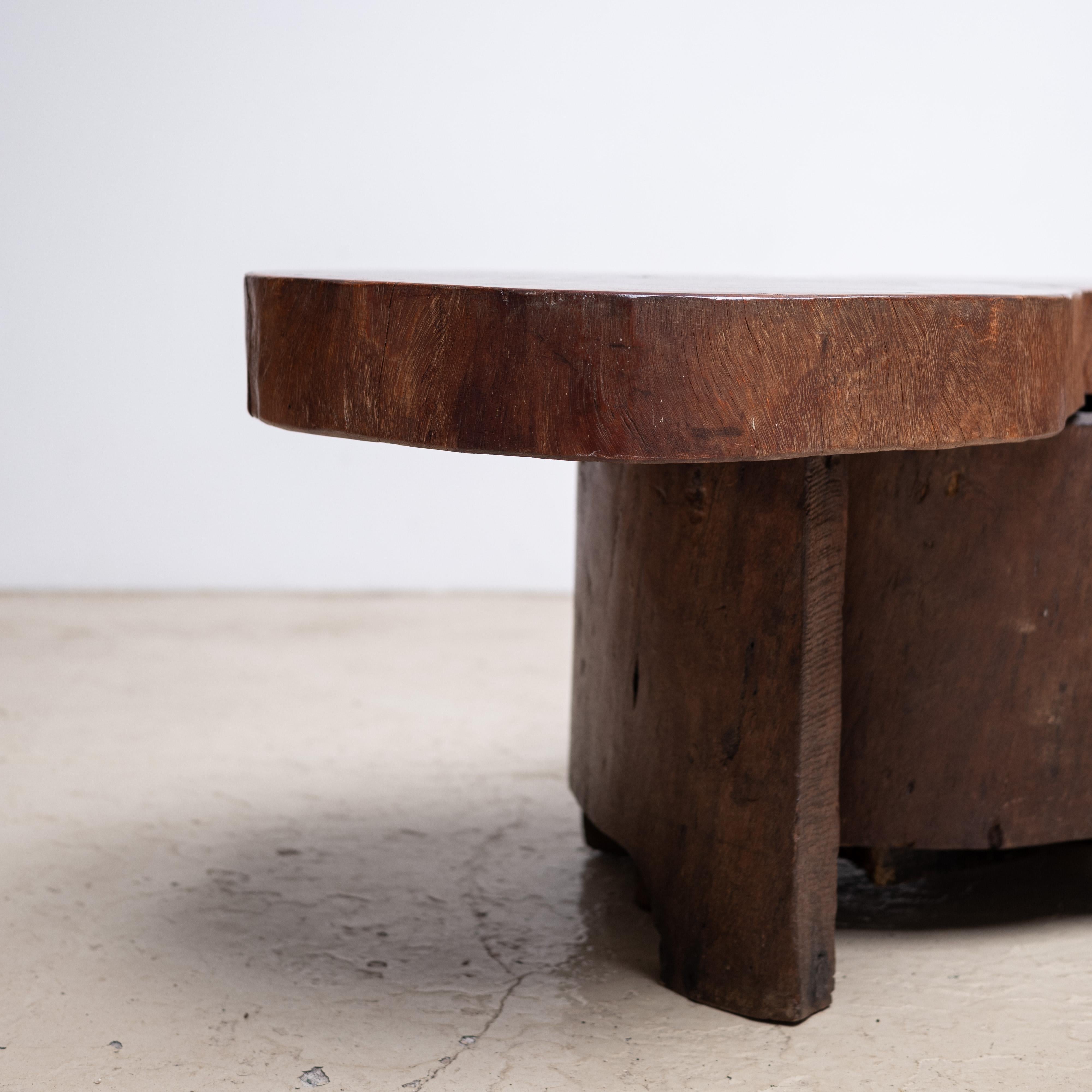 Wood José Zanine Caldas Low Table for Casa Nova Vicosa, Bahia, 1970s For Sale