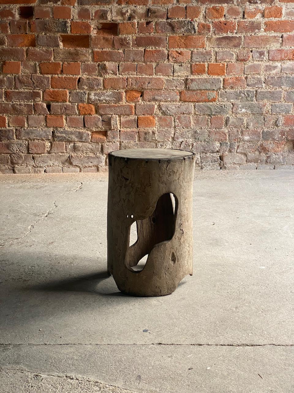José Zanine Caldas Stool Brazil, 1977 In Distressed Condition In Longdon, Tewkesbury