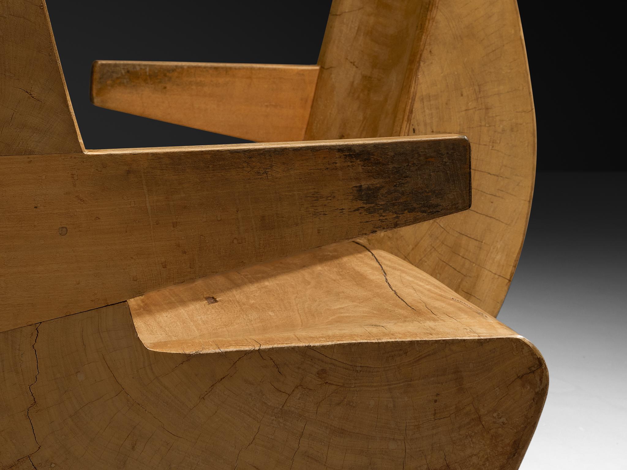José Zanine Caldas Tête-à-Tête Conversadeira Namoradeira Rocker Lounge Chair en vente 3