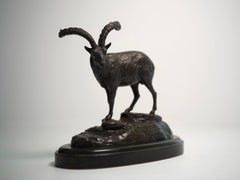 Ibex, sculpture en bronze de Josechu Lalanda, 1988, signé et numéroté