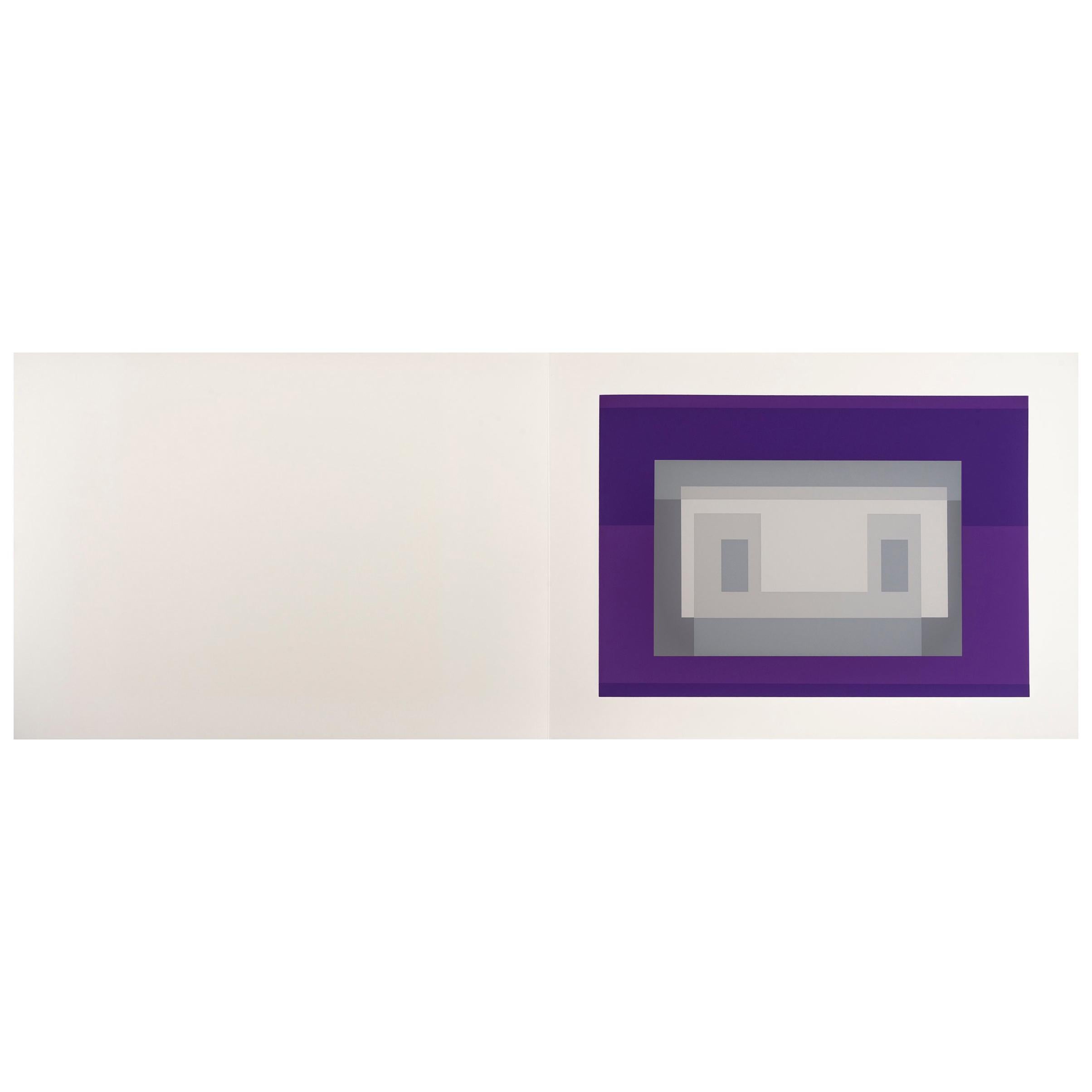 Josef Albers "Formulazione: articolazione" Portafoglio II, Cartella 18