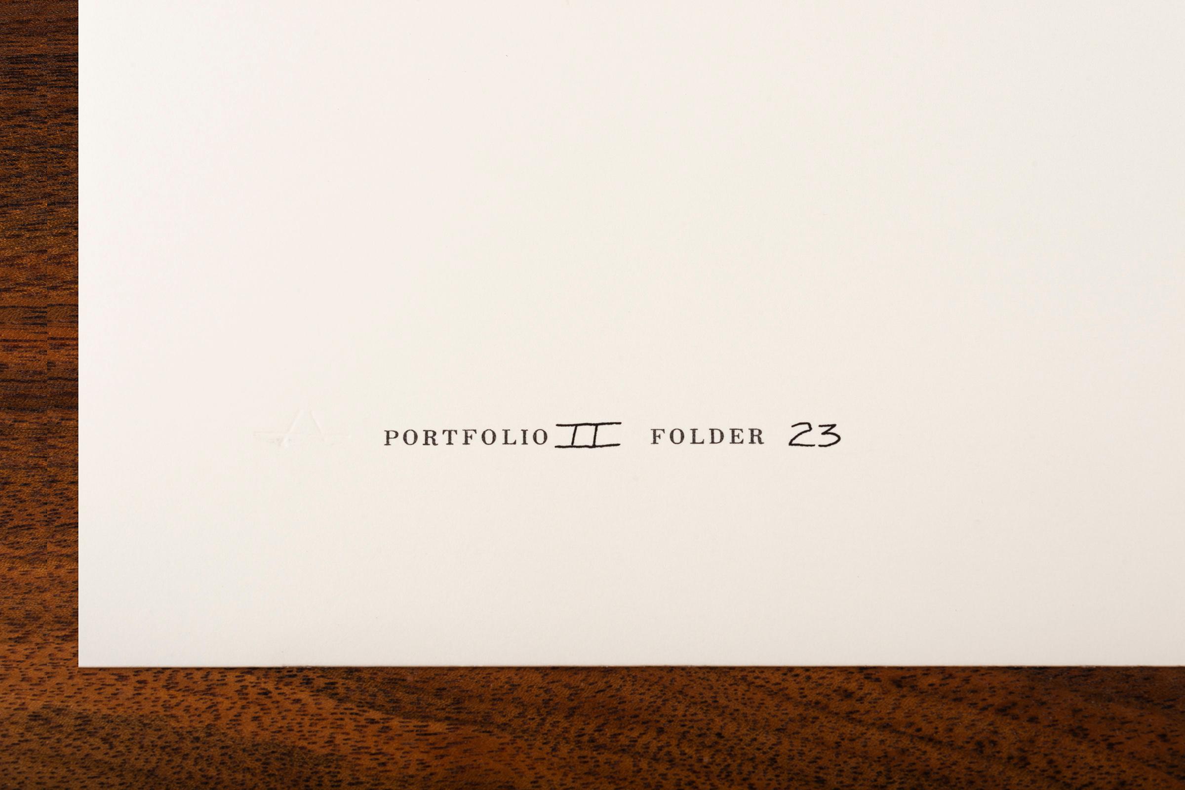 Mid-Century Modern Josef Albers « Formulation : Articulation » Portfolio II, Folder 23 en vente