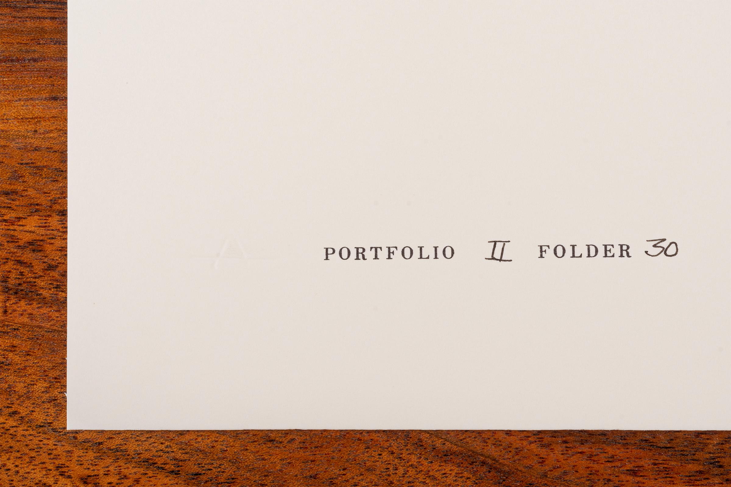Mid-Century Modern Josef Albers « Formulation : Articulation » Portfolio II, Folder 30 en vente