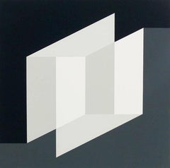 Josef Albers Abstract Lithograph from Formulation and Articulation