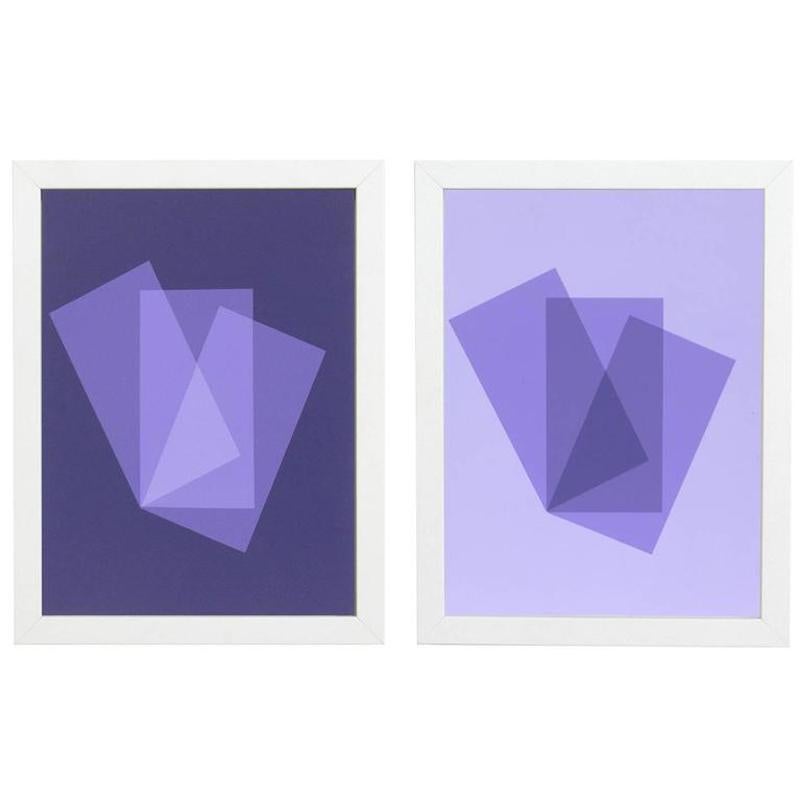 American Josef Albers Abstract Lithographs from Interaction of Color
