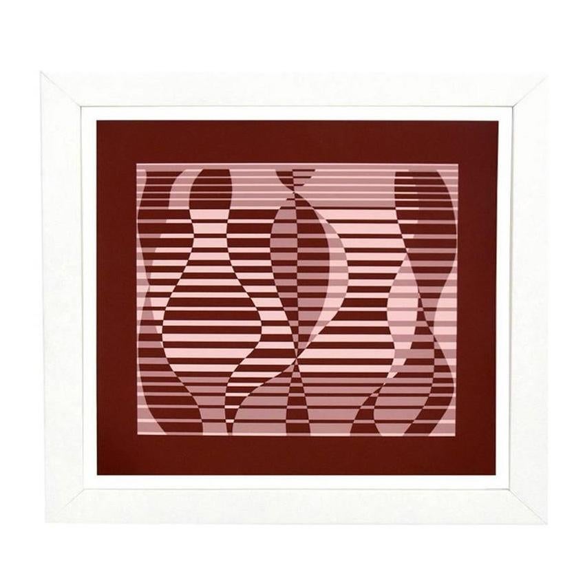 American Josef Albers Abstract Screen-Print from Formulation and Articulation For Sale