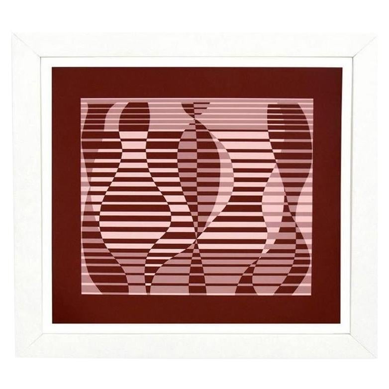 Josef Albers Abstract Screen-Print from Formulation and Articulation For Sale