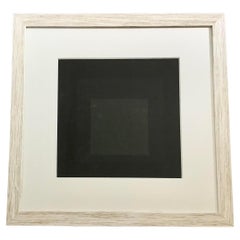 Josef Albers Black Lithograph