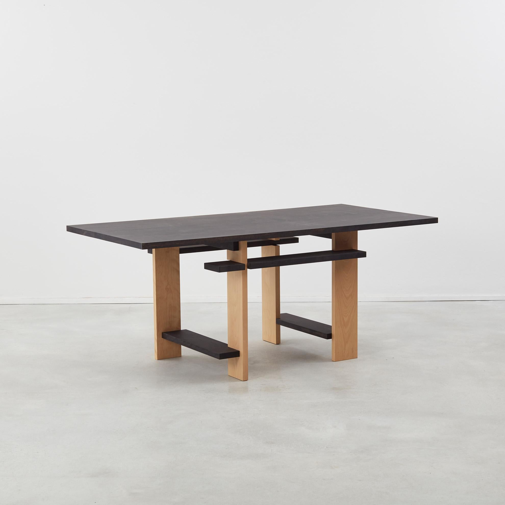 Allemand Josef Albers Conference table for Bauhaus - Weimar, Germany, 1923 en vente