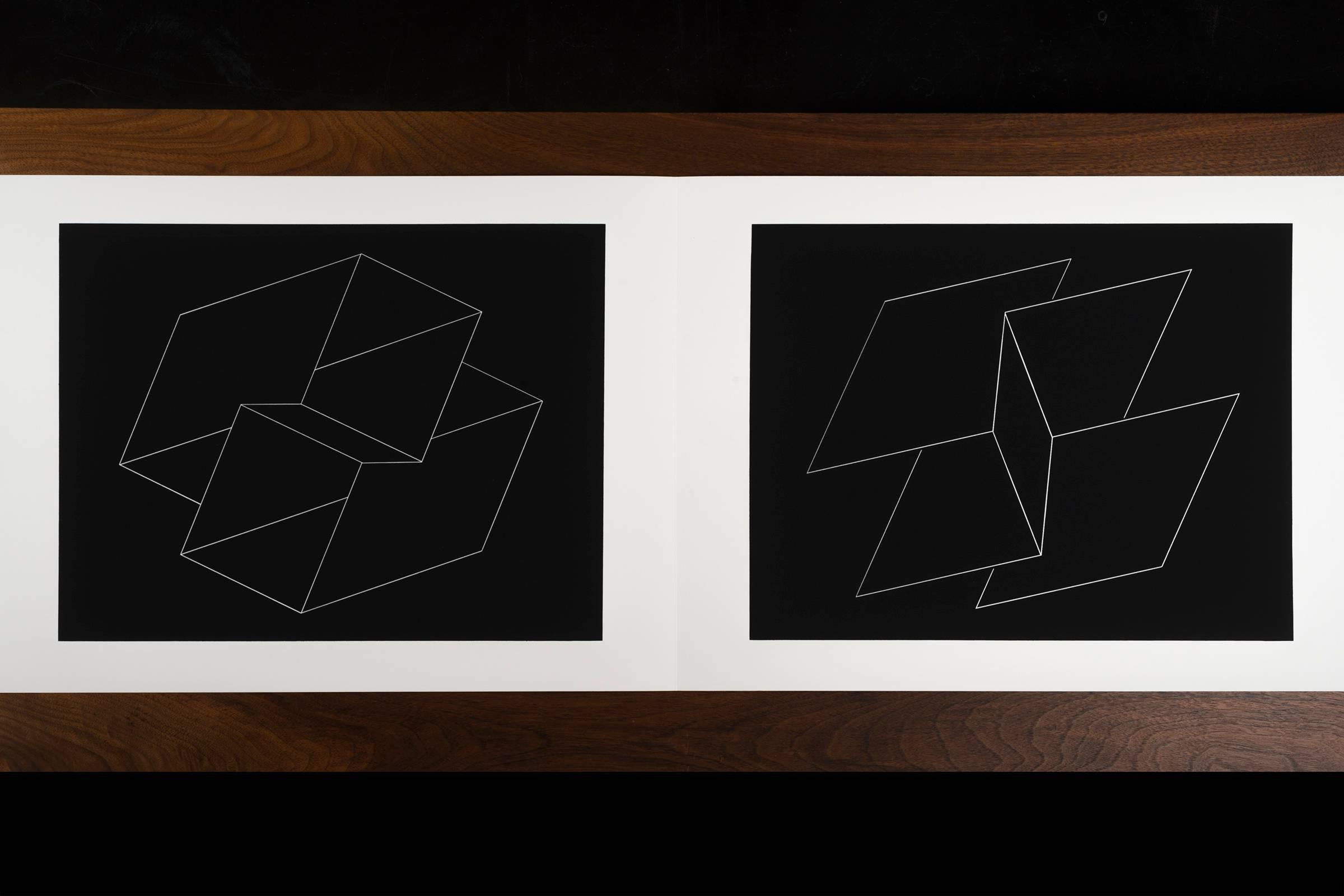 Josef Albers Formulations - Articulations I & II Print #10
Edition 974/1000
1972 screen-print on paper
Embossed with Josef Albers initials, portfolio and folder number. This work is published by Harry N. Abrams and Ives-Sillman.
This work has never