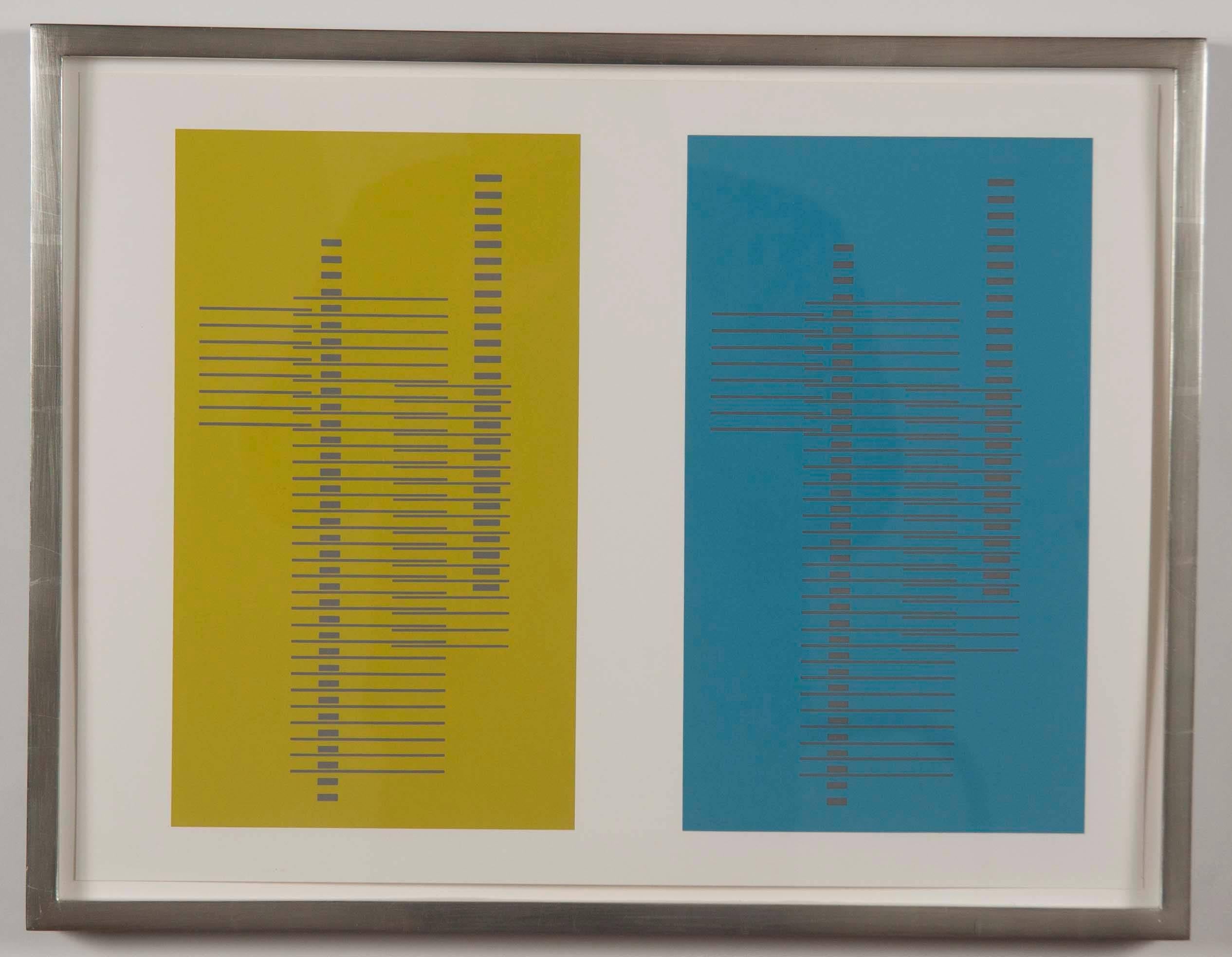 American Josef Albers, from the Formulation Articulation Portfolio Priced Individually For Sale